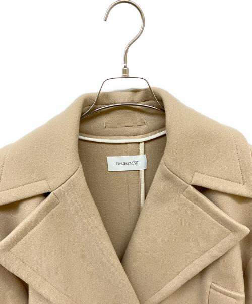 SPORT MAX（スポーツマックス）SPORT MAX (スポーツマックス) カシミヤ混チェスターコート ベージュ サイズ:Sの古着・服飾アイテム