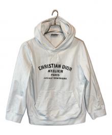 Christian Dior（クリスチャン ディオール）の古着「セーター ボーイ Baby Dior プルオーバーパーカー」｜ホワイト