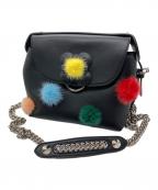 FENDIフェンディ）の古着「ミニショルダーバッグ」｜ブラック