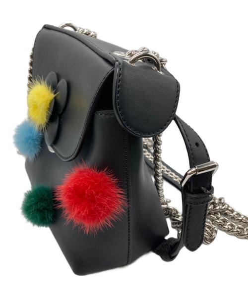 FENDI（フェンディ）FENDI (フェンディ) ミニショルダーバッグ ブラックの古着・服飾アイテム