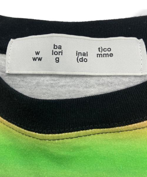 BAL（バル）BAL (バル) GRADIENT STRIPE CREW NECK LONG SLEEVE TEE　25AW グリーン サイズ:2の古着・服飾アイテム