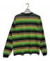BAL (バル) GRADIENT STRIPE CREW NECK LONG SLEEVE TEE　25AW グリーン サイズ:2：5000円