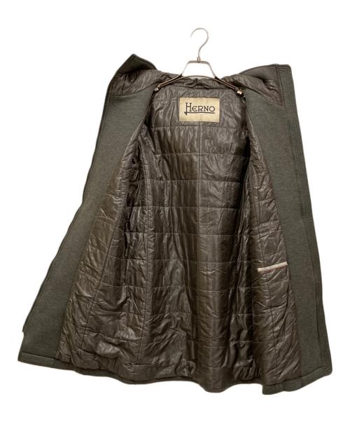HERNO（ヘルノ）HERNO (ヘルノ) ダンボールニットダウンコート グレー サイズ:SIZE　42の古着・服飾アイテム