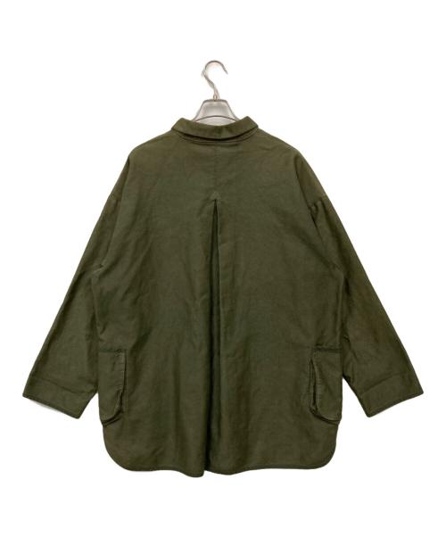 Porter Classic（ポータークラシック）Porter Classic (ポータークラシック) モールスキンシャツジャケット カーキ サイズ:3の古着・服飾アイテム