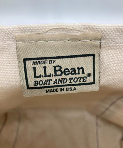 L.L.Bean（エルエルビーン）L.L.Bean (エルエルビーン) ボート・アンド・トート アイボリー×ネイビーの古着・服飾アイテム