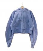 H&M×MUGLERエイチアンドエム×ミュグレー）の古着「バットウィング スリーブ フーディー」｜ブルー