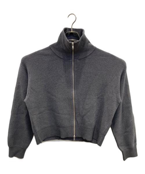JOURNAL STANDARD relume（ジャーナルスタンダード レリューム）JOURNAL STANDARD relume (ジャーナルスタンダード レリューム) ダブルジップニットカーディガン グレー サイズ:FREEの古着・服飾アイテム