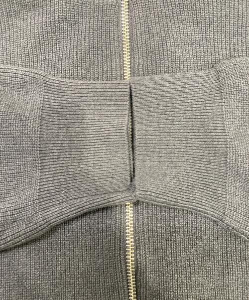 JOURNAL STANDARD relume（ジャーナルスタンダード レリューム）JOURNAL STANDARD relume (ジャーナルスタンダード レリューム) ダブルジップニットカーディガン グレー サイズ:FREEの古着・服飾アイテム