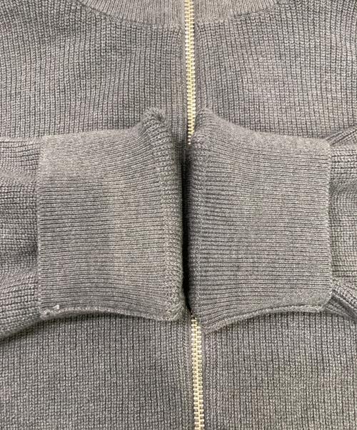JOURNAL STANDARD relume（ジャーナルスタンダード レリューム）JOURNAL STANDARD relume (ジャーナルスタンダード レリューム) ダブルジップニットカーディガン グレー サイズ:FREEの古着・服飾アイテム