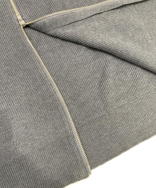 JOURNAL STANDARD relume（ジャーナルスタンダード レリューム）JOURNAL STANDARD relume (ジャーナルスタンダード レリューム) ダブルジップニットカーディガン グレー サイズ:FREEの古着・服飾アイテム