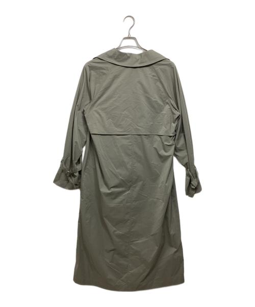 icB（アイシービー）icB (アイシービー) メモリーストレッチタフタトレンチコート カーキ サイズ:9 未使用品の古着・服飾アイテム