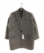 journal standard L'essageジャーナルスタンダード レサージュ）の古着「SUPER140S/GIOLICA コクーンコート」｜ブラック