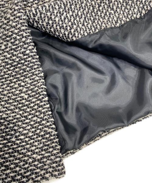 journal standard L'essage（ジャーナルスタンダード レサージュ）journal standard L'essage (ジャーナルスタンダード レサージュ) SUPER140S/GIOLICA コクーンコート ブラック サイズ:38 未使用品の古着・服飾アイテム