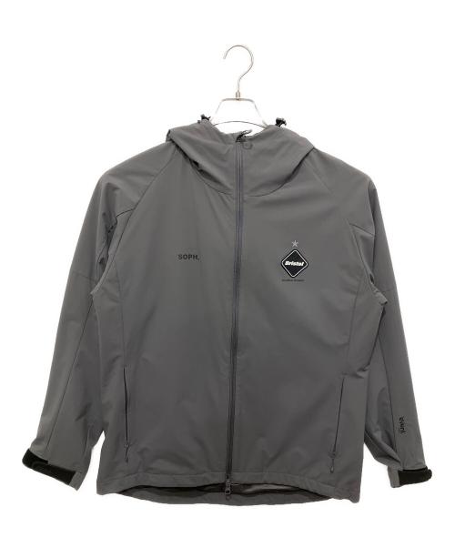 F.C.R.B.（エフシーレアルブリストル）F.C.R.B. (エフシーレアルブリストル) BIG LOGO WARM UP JACKET グレー サイズ:M 未使用品の古着・服飾アイテム