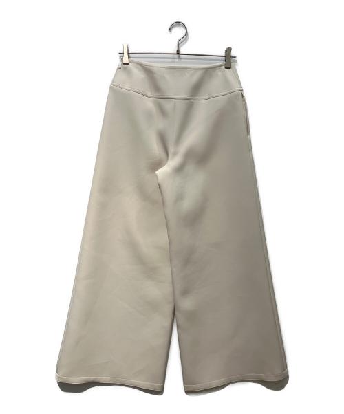 Rene（ルネ）Rene (ルネ) パール付ワイドパンツ　 6115010 アイボリー サイズ:36の古着・服飾アイテム