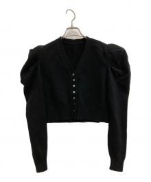 cygne（シーニュ）の古着「ハートカーディガン」｜ブラック
