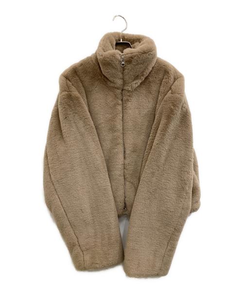 forme（フォルメ）forme (フォルメ) エコファーブルゾン ベージュ サイズ:FREEの古着・服飾アイテム
