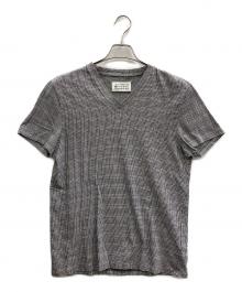 Martin Margiela 10（マルタン・マルジェラ 10）の古着「VネックTシャツ」｜グレー