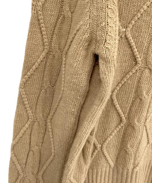 Max Mara Studio（マックスマーラ ストゥディオ）Max Mara Studio (マックスマーラ ストゥディオ) ウールカシミヤハイネックニット キャメル サイズ:Mの古着・服飾アイテム