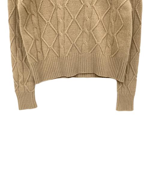 Max Mara Studio（マックスマーラ ストゥディオ）Max Mara Studio (マックスマーラ ストゥディオ) ウールカシミヤハイネックニット キャメル サイズ:Mの古着・服飾アイテム