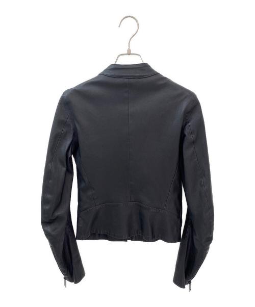 MARTIN MARGIELA（マルタン・マルジェラ）MARTIN MARGIELA (マルタン・マルジェラ) 八の字ライダースジャケット ブラック サイズ:36の古着・服飾アイテム