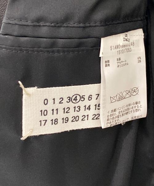 MARTIN MARGIELA（マルタン・マルジェラ）MARTIN MARGIELA (マルタン・マルジェラ) 八の字ライダースジャケット ブラック サイズ:36の古着・服飾アイテム