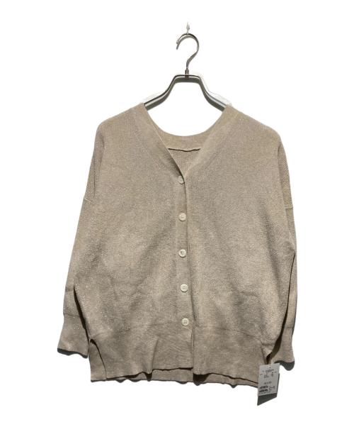 RIVE DROITE（リヴドロワ）RIVE DROITE (リヴドロワ) ラメモール2WAYカーデ ベージュ サイズ:FREE 未使用品の古着・服飾アイテム