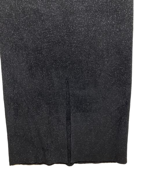 RIVE DROITE（リヴドロワ）RIVE DROITE (リヴドロワ) ラメモールニットタイトスカート ブラック サイズ:SIZE 38の古着・服飾アイテム