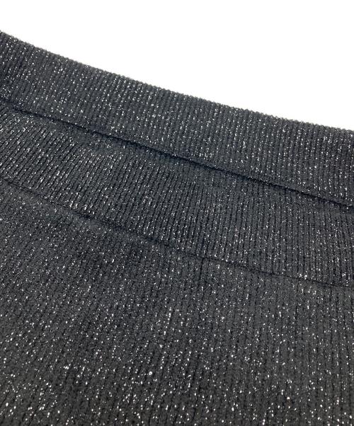 RIVE DROITE（リヴドロワ）RIVE DROITE (リヴドロワ) ラメモールニットタイトスカート ブラック サイズ:SIZE 38の古着・服飾アイテム