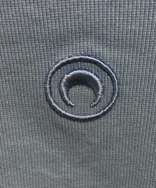 MARINE SERRE（マリーンセル）marine serre (マリーンセル) MOON LOGO JERSEY LS ROUNDNECK ブルー サイズ:Ｓの古着・服飾アイテム