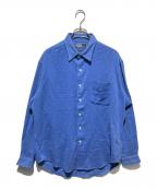 POLO RALPH LAURENポロ・ラルフローレン）の古着「カシミヤシャツ/MARLOWE」｜ブルー