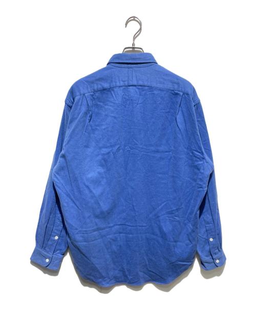 POLO RALPH LAUREN（ポロ・ラルフローレン）POLO RALPH LAUREN (ポロ・ラルフローレン) カシミヤシャツ/MARLOWE ブルー サイズ:Lの古着・服飾アイテム