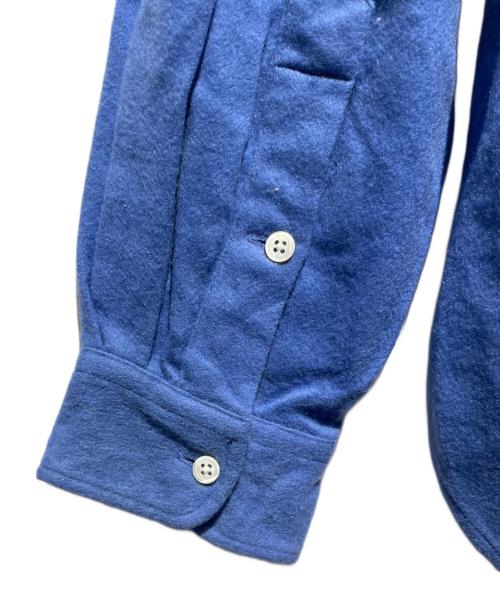 POLO RALPH LAUREN（ポロ・ラルフローレン）POLO RALPH LAUREN (ポロ・ラルフローレン) カシミヤシャツ/MARLOWE ブルー サイズ:Lの古着・服飾アイテム