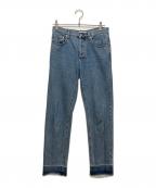 J.W.ANDERSONジェイダブリューアンダーソン）の古着「TURN UP SLIM JEANS」｜インディゴ