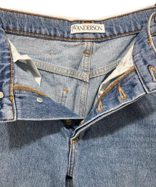 J.W.ANDERSON（ジェイダブリューアンダーソン）J.W.ANDERSON (ジェイダブリューアンダーソン) TURN UP SLIM JEANS インディゴ サイズ:34の古着・服飾アイテム