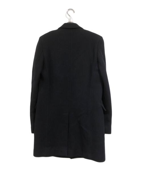 ANN DEMEULEMEESTER（アンドゥムルメステール）ANN DEMEULEMEESTER (アンドゥムルメステール) チェスターコート ネイビー サイズ:SIZE Sの古着・服飾アイテム