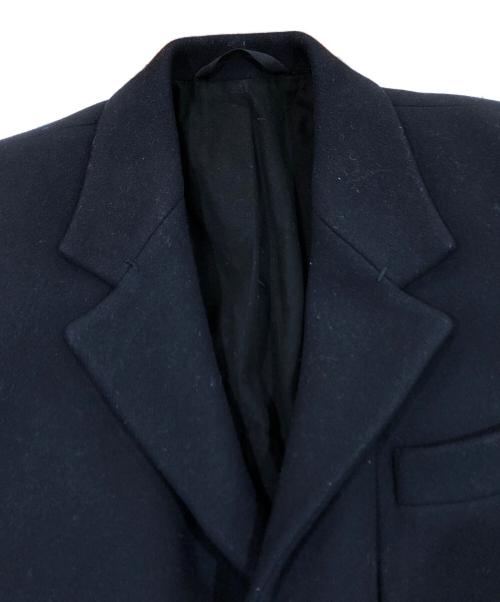 ANN DEMEULEMEESTER（アンドゥムルメステール）ANN DEMEULEMEESTER (アンドゥムルメステール) チェスターコート ネイビー サイズ:SIZE Sの古着・服飾アイテム