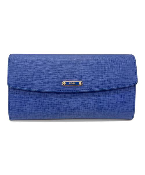 FENDI（フェンディ）FENDI (フェンディ) SIMPLY WALLET ブルーの古着・服飾アイテム