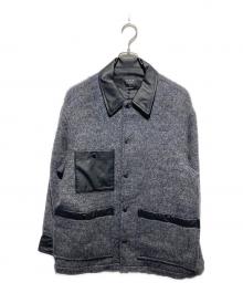 UNITED TOKYO（ユナイテッドトーキョー）の古着「ヒートモヘアレザーブルゾン」｜グレー