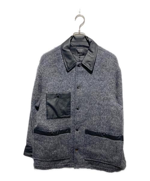 UNITED TOKYO（ユナイテッドトーキョー）UNITED TOKYO (ユナイテッドトーキョー) ヒートモヘアレザーブルゾン グレー サイズ:1の古着・服飾アイテム