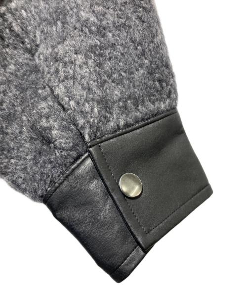 UNITED TOKYO（ユナイテッドトーキョー）UNITED TOKYO (ユナイテッドトーキョー) ヒートモヘアレザーブルゾン グレー サイズ:1の古着・服飾アイテム