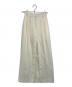 CLANE（クラネ）の古着「FRONT SLIT TUCK SKIRT」｜アイボリー