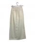 CLANE (クラネ) FRONT SLIT TUCK SKIRT アイボリー：7000円