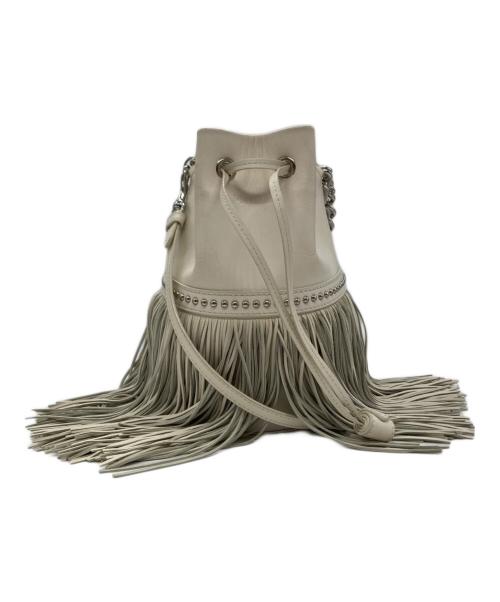 J&M DAVIDSON（ジェイ＆エム デヴィッドソン）J&M DAVIDSON (ジェイ＆エム デヴィッドソン) ミディアム フリンジ カーニバル ショルダーバッグ ホワイトの古着・服飾アイテム