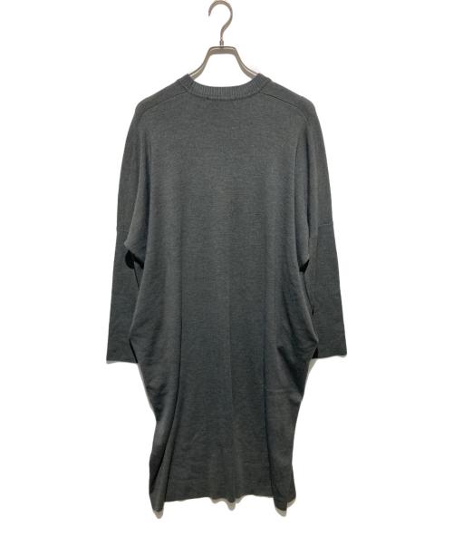 Curensology（カレンソロジー）Curensology (カレンソロジー) ニットワンピース グレー サイズ:FREEの古着・服飾アイテム