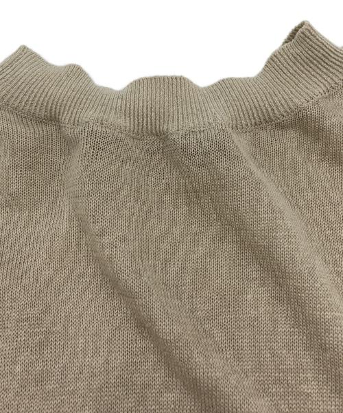 Curensology（カレンソロジー）Curensology (カレンソロジー) リネンレンテニットワンピース ベージュ サイズ:Freeの古着・服飾アイテム