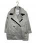 SHIPS any（シップスエニィ）の古着「ウール コクーン テーラード ショート コート」｜グレー