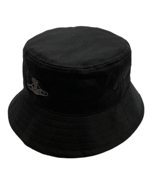 Vivienne Westwood（ヴィヴィアンウエストウッド）Vivienne Westwood (ヴィヴィアンウエストウッド) バケットハット ブラック サイズ:M~Sの古着・服飾アイテム