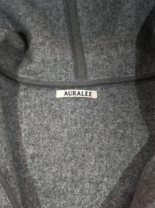 AURALEE（オーラリー）AURALEE (オーラリー) HEAVY MELTON HOODED COAT グレー サイズ:SIZE 1の古着・服飾アイテム