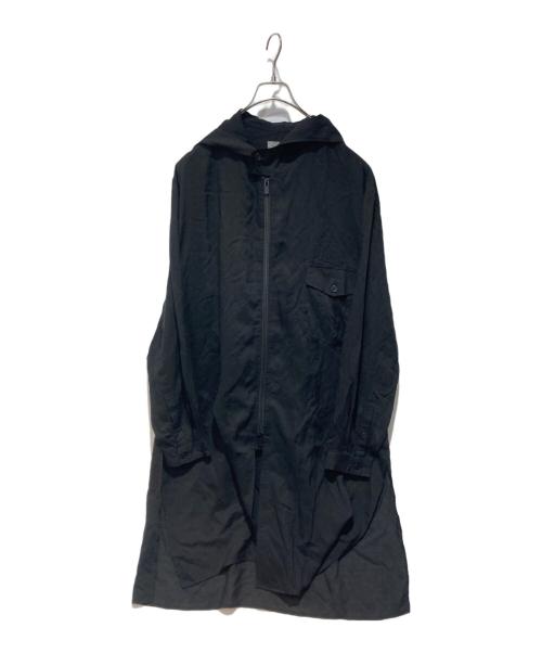 Yohji Yamamoto pour homme（ヨウジヤマモト プールオム）Yohji Yamamoto pour homme (ヨウジヤマモト プールオム) フーデットロングシャツ ブラック サイズ:2の古着・服飾アイテム